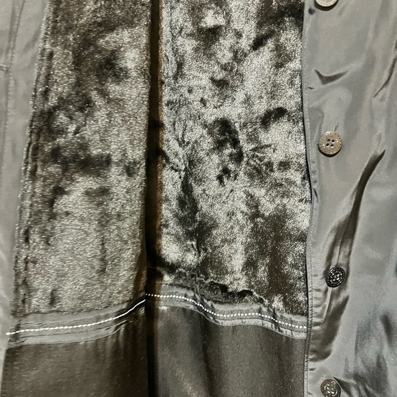 JONES NEW YORK Trench Coat Size M reversible from winter to fall - Picture 5 of 14